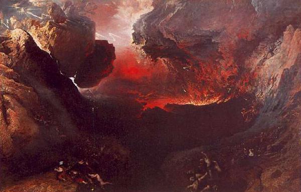 John Martin The Great Day of His Wrath china oil painting image